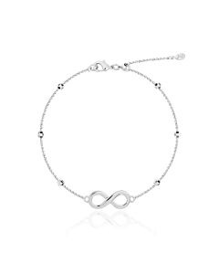 Joma Jewellery Anklet Silver Infinity